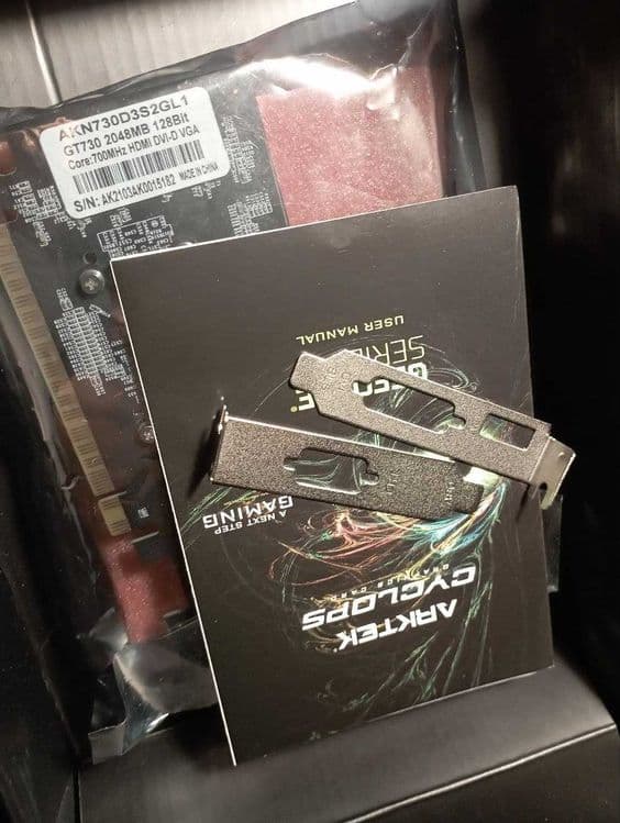 Bидеокарта GT730 2GB . — 2