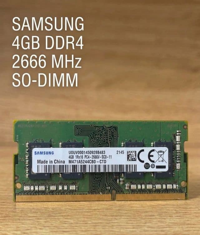 Samsung 4GB DDR4 SO-DIMM 2666 MHz original — 1