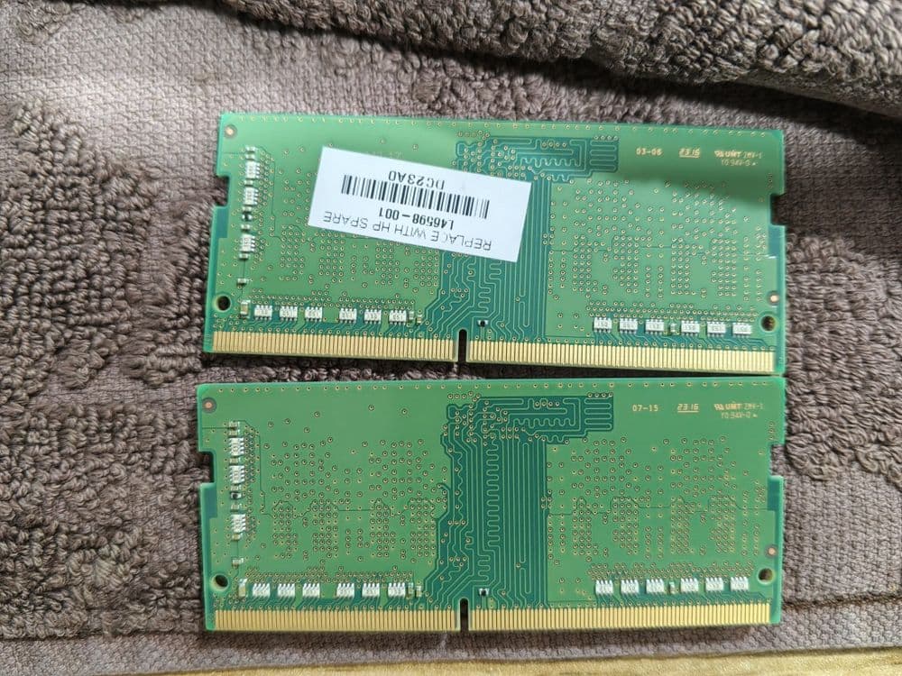 Память для ноутбука DDR4 по 8гб 2шт — 2