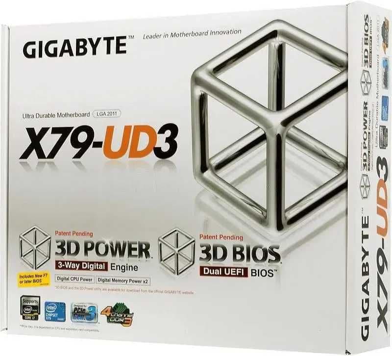 Материнская плата GIGABYTE / X79-UD3 / DDR3 / LGA 2011 — 2