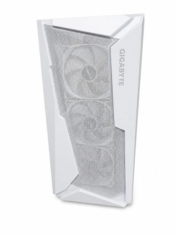 Белый корпус для настольного ПК Gigabyte C301 Glass White — 2
