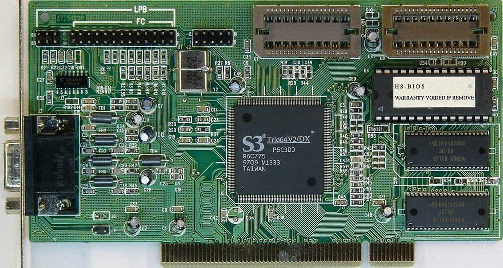 Видеокарта HIS S3 Trio64V2 (Retrogaming/VINTAGE 1996) — 7