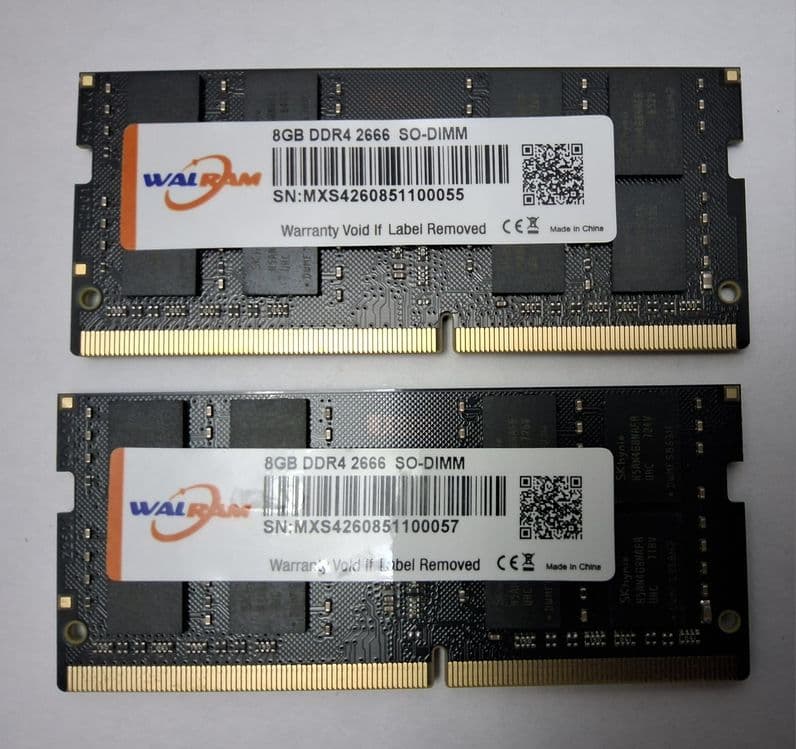 Оперативная память 16 ГБ (2×8 ГБ) DDR4 2666 SO-DIMM — 1