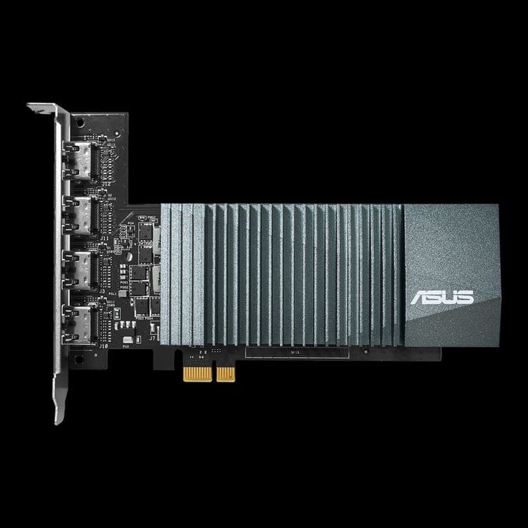 ASUS GeForce GT 710 2gb DDR5 с 4 портами HDMI — 2