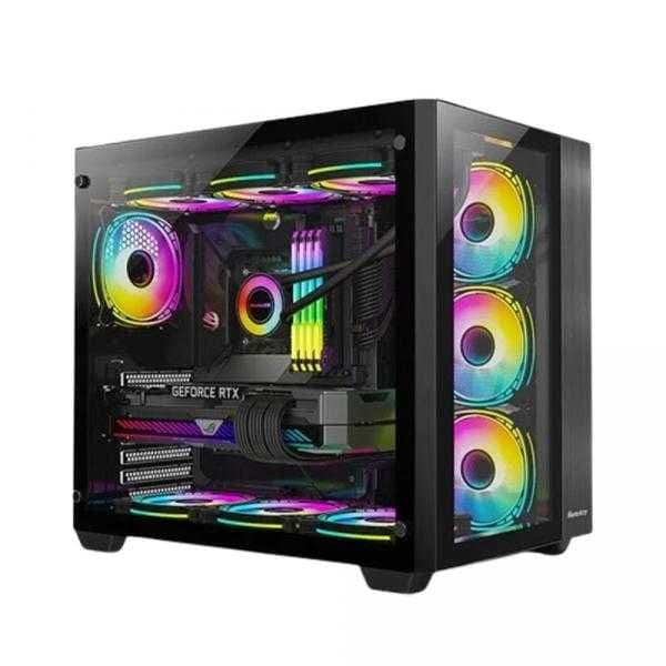 Huntkey CASE  S980 White with ARGB FAN кейс компьютерный + — 8