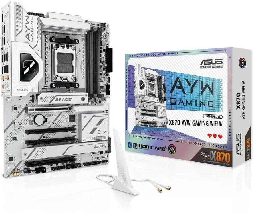 Asus x870 ayw gaming wifi w amd x870 am5 atx Материнка — 3
