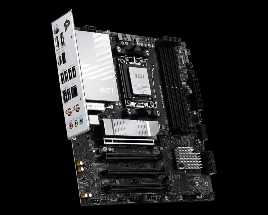 Материнская плата MSI PRO B850M-P WIFI 7 DDR5 AM5 mATX — 10