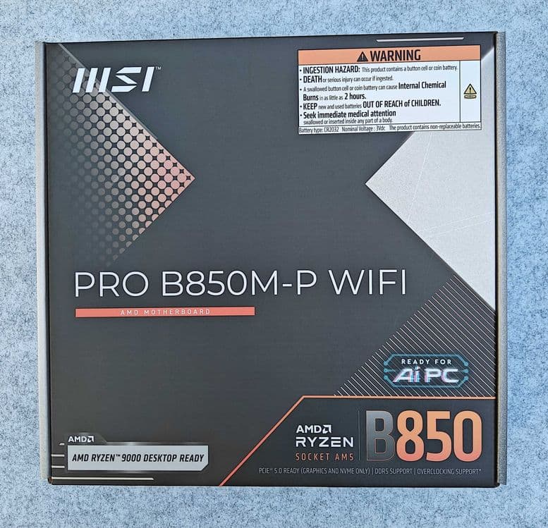 Материнская плата MSI PRO B850M-P WIFI 7 DDR5 AM5 mATX — 13