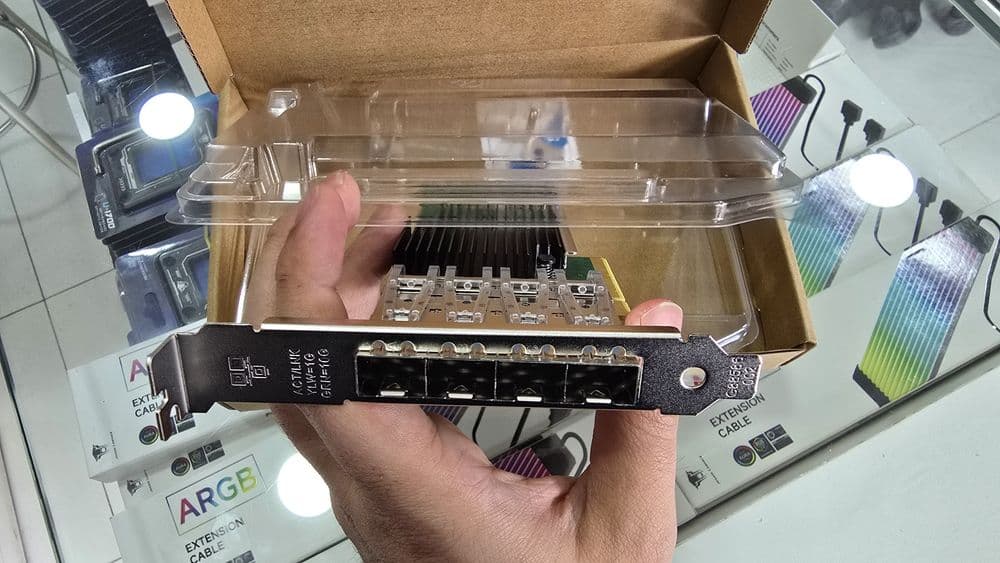 Сетевая карта Intel x710da4 — 4