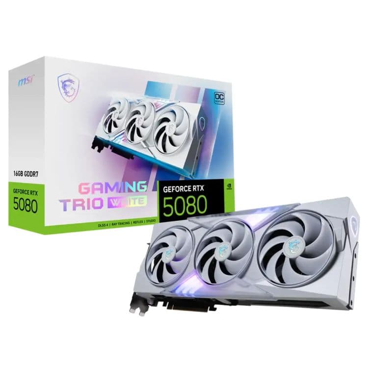MSI RTX 5080 Gaming Trio OC White 16GB — 1