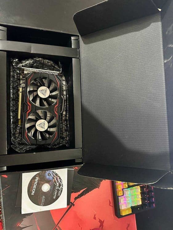 Продам видеокарту Arktek Radeon RX 580 8GB (Б/У 1 месяц, коробка есть) — 11