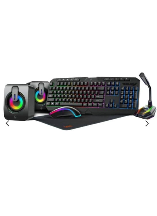 Porodo 5 in 1 Ultimate Gaming Kit with Rainbow Effect — 7