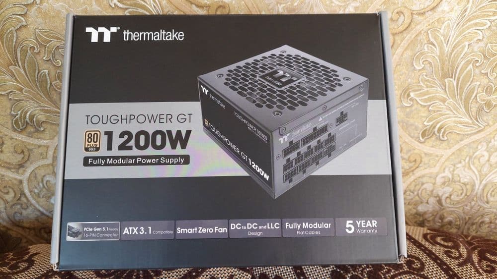 Thermaltake Toughpower GT 1200W 80 plus gold, блок питания — 8