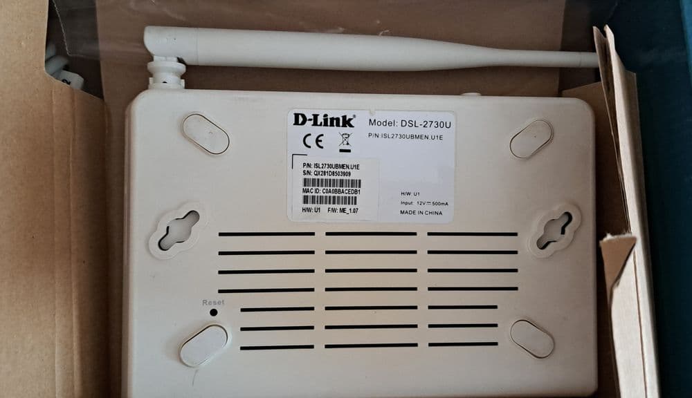 Модем D-Link DSL 2730U модем роутер — 8