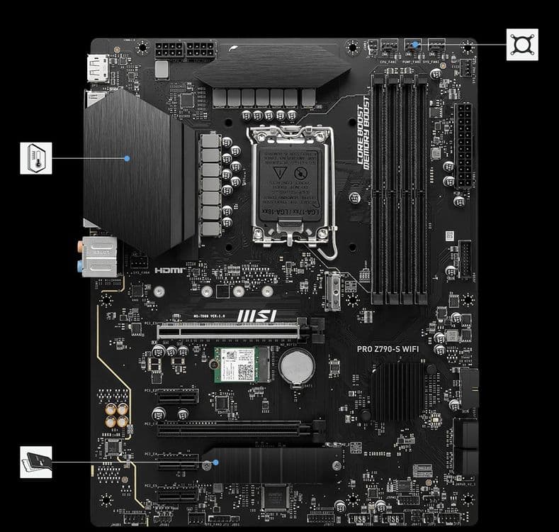 MSI PRO Z790 S WIFI DDR5 sotiladi — 1