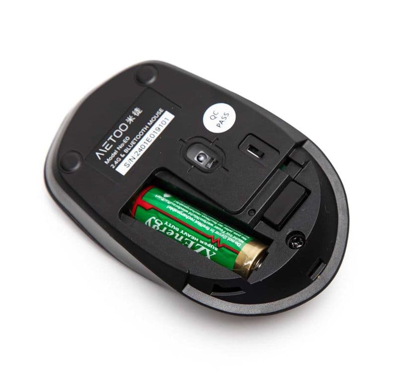 Original METOO EOSE 2.4G Wireless Mouse – noutbuk va PK uchun ideal — 4