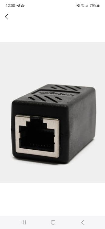 Адаптер для подключения сетевого кабеля Ethernet LAN RJ45/RJ11, для по — 4