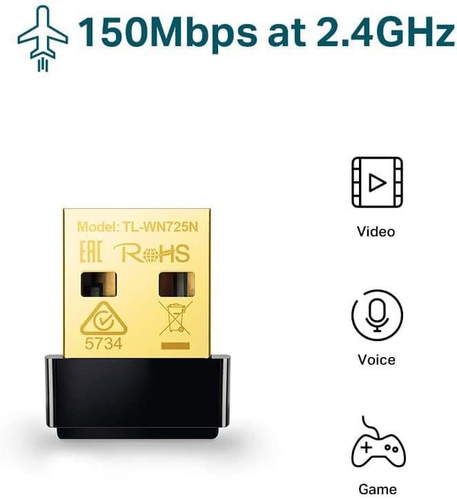 TP-LINK Беспроводной Нано USB WiFi-адаптер TL-WN725N — 6