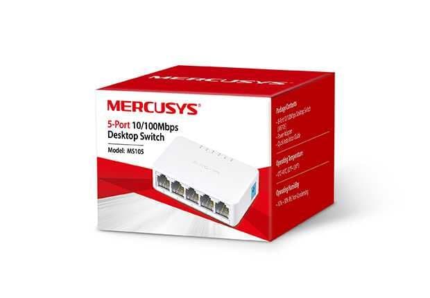 Mercusys коммутатор MS108/ MS 108GP/ MS 110P/10/100 Мбит + — 12