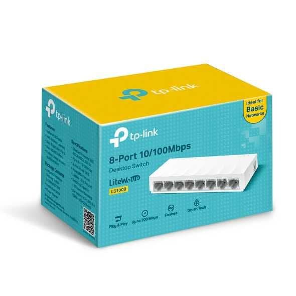 Tp-link LS1008 V1,0  8 порт HUB switch — 9