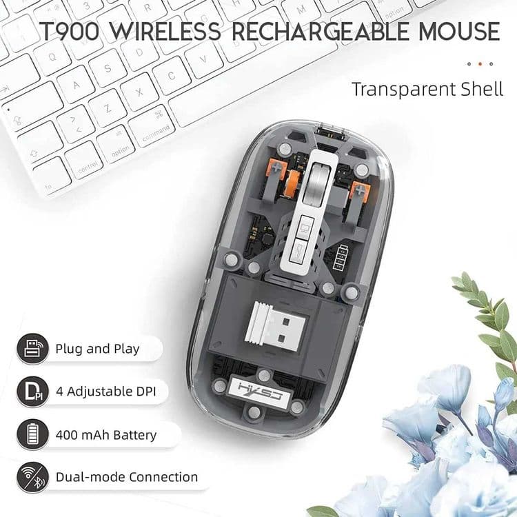 Mouse праздничная мышка бесшумный Bluetooth — 1