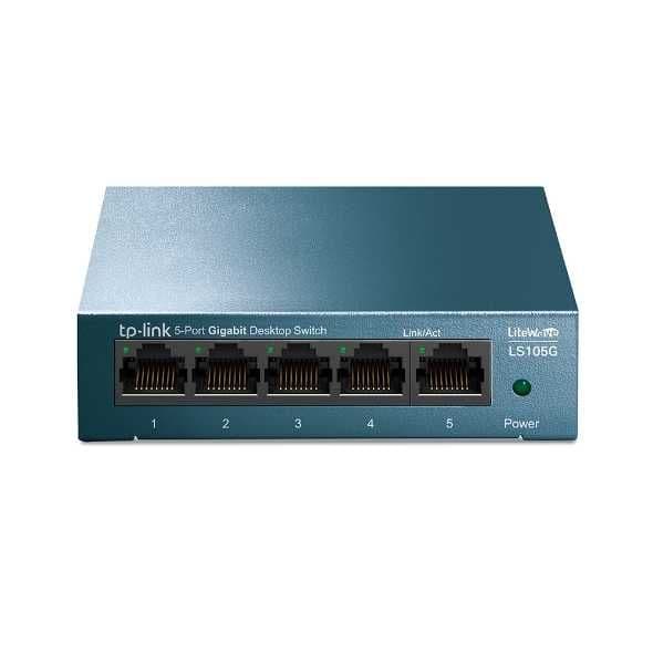 5-портовый гигабитный коммутатор со стальным корпусом Tp Link LS105G — 2