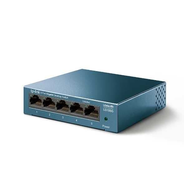 5-портовый гигабитный коммутатор со стальным корпусом Tp Link LS105G — 3