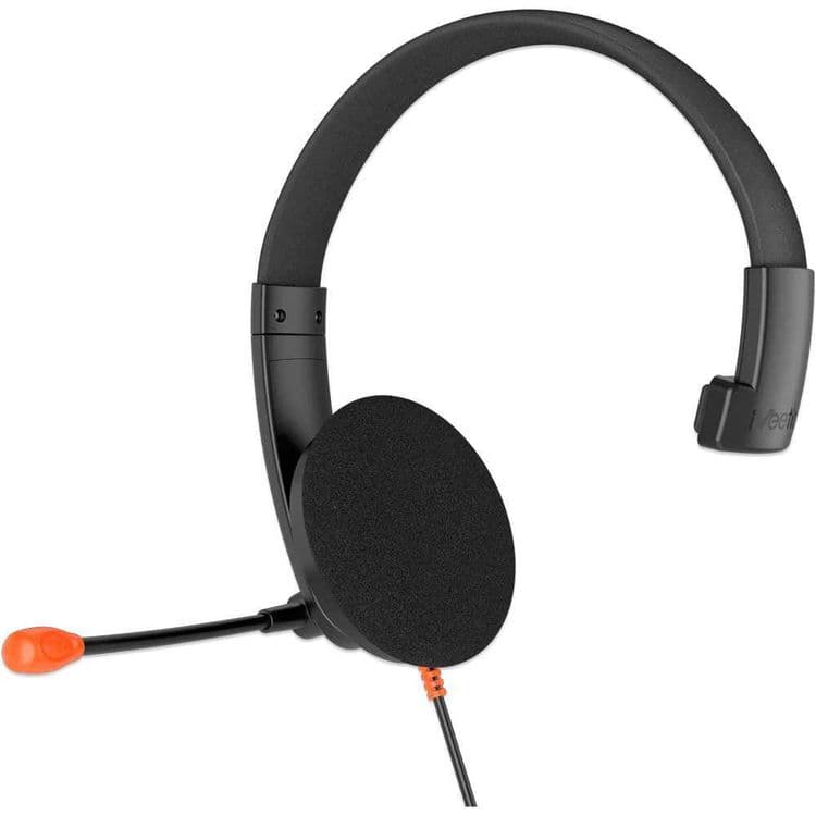Наушники кол центра HS Meetion BTH003mic/HP002/U(Black-White+Grey+ — 2