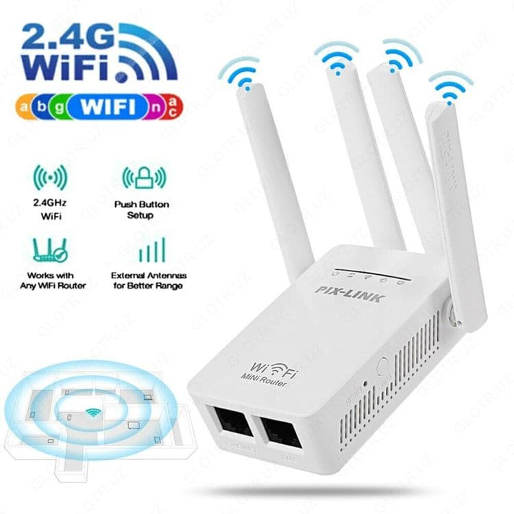 Усилитель сигнала Wi-Fi PIX-LINK LV-WR09 ретранслятор маршрутизатор — 5