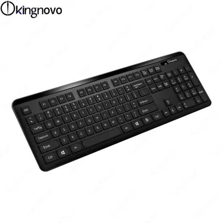 KB+Mouse Kingnovo C400 Wireless Combo  клавиатура и мышь(bluet)черн+ — 4