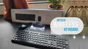 Набор беспроводной Клавиатуры и мышь HP CS10 original/black ENG + — 1