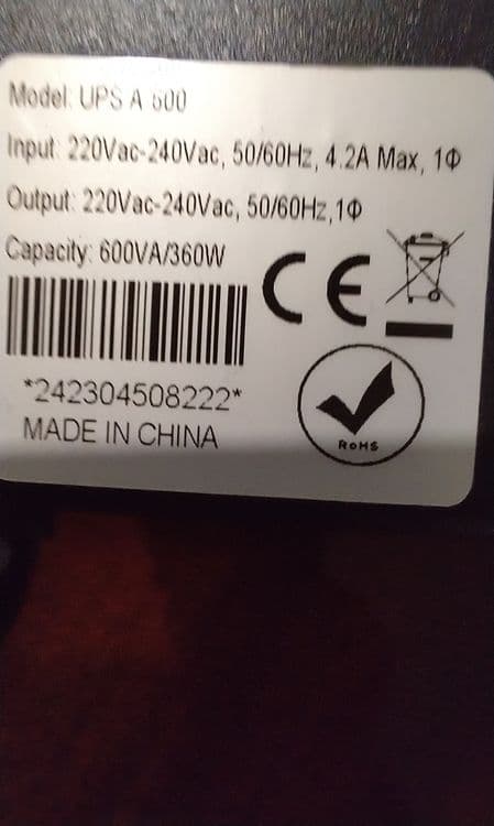 Продаю UPS iON A-600 источник бесперебойного питания — 5