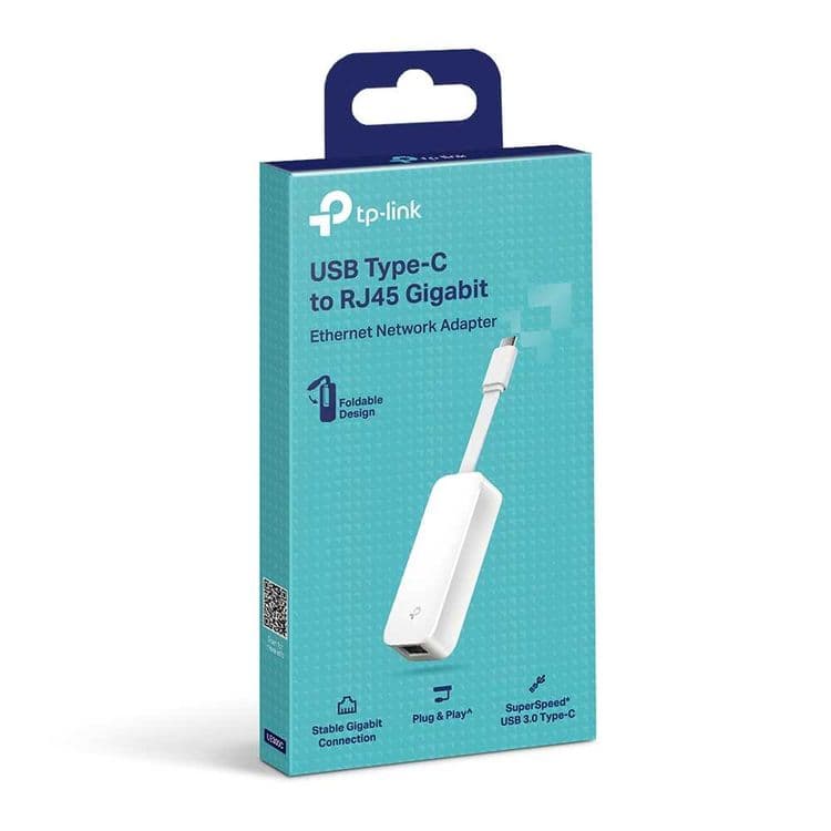 TP-Link UE300C/302C Сетевой адаптер Type‑C/RJ45 Gigabit Ethernet + — 1