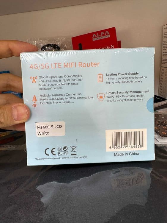 Wifi adapter komp uchun Model Router Wi-Fi — 6