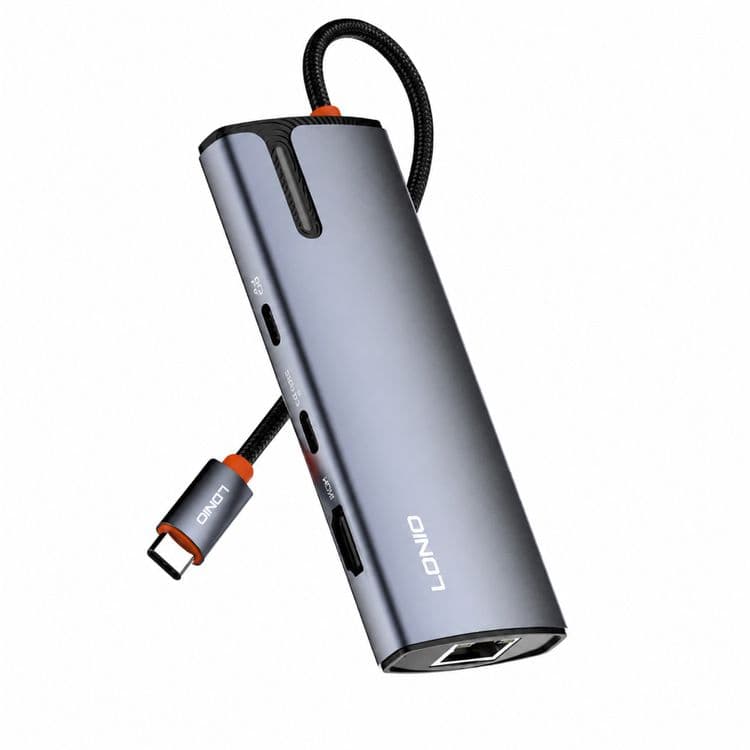 LDNIO DS-18H 8 in 1 USB C Hub — 1