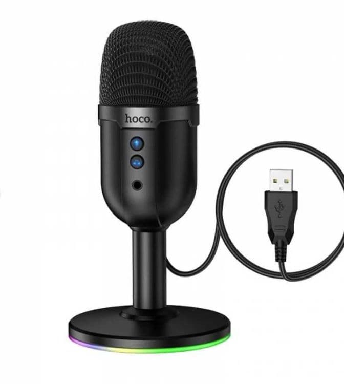Hастольный микрофон | HOCO L25 RGB desktop microphone — 7