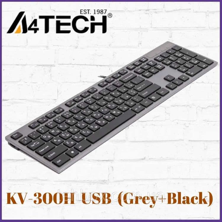 Клавиатура A4Tech KV-300H — Для Кода, Офиса и Удобства — 4