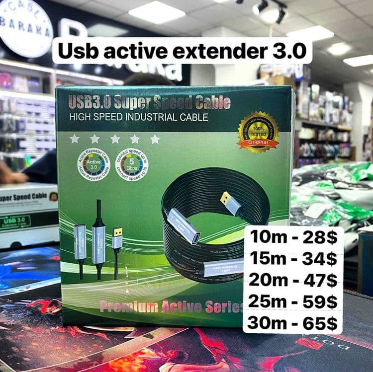 a28electronics предлагает -новый active usb 3.0 extender от 10м до 30м — 1