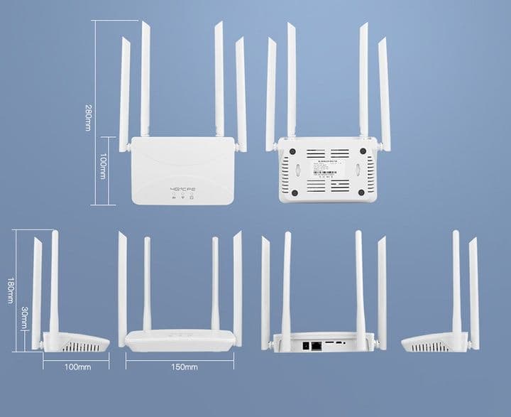 Wi-Fi роутер 4G CPE CPF912 со встроенным 4G модемом, microUSB — 8