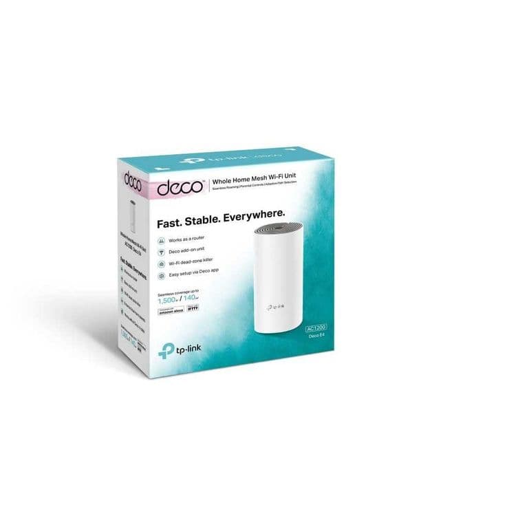 НЕТ TP-Link Deco E4 (1-3pack) /AC1200 Home Mesh WiFi System Роутер+ — 3