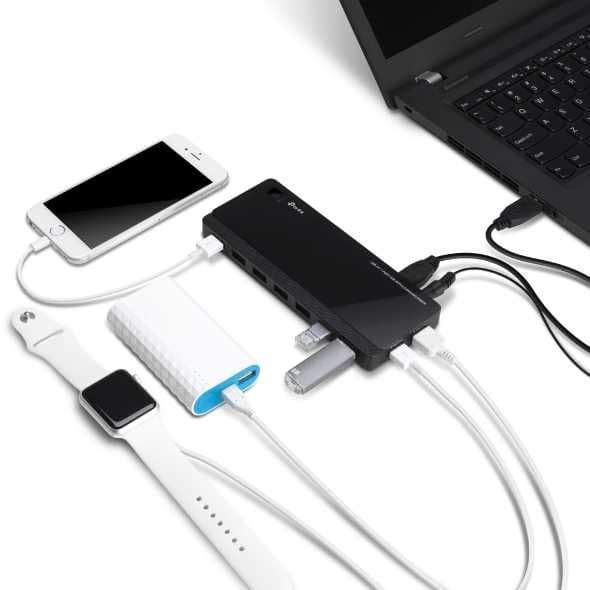 TP-Link UH6120C/7020C/720/9120C USB Type-C концентратор  + — 4