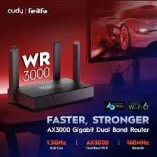 Wi fi router  Cudy Wr 3000   5 ГГц  chastotali — 11