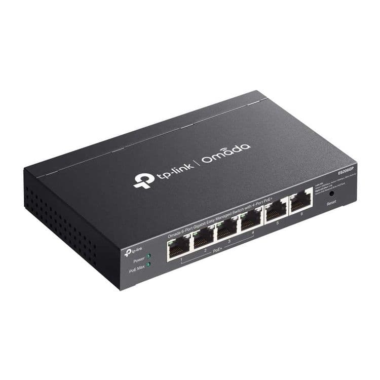 Сетевой коммутатор Omada	TP-Link	ES206GP — 9