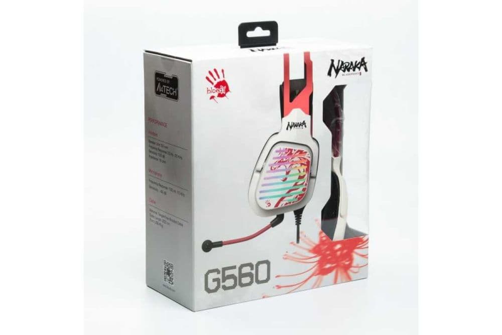 Проводные наушники Bloody G560 NARAKA RGB - ИГРОВАЯ ГАРНИТУРА 7.1 + — 6