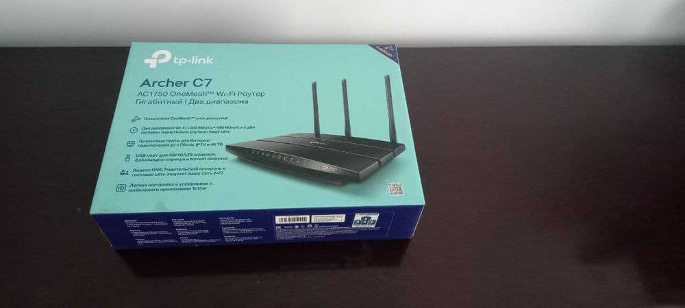 Роутер Wi-Fi USBx2 Wan/Lan TP-Link Archer C7 — 2
