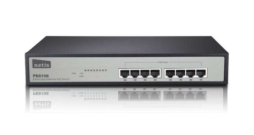 Неуправляемый POE коммутатор 8 Poe портов PE6108 — 1