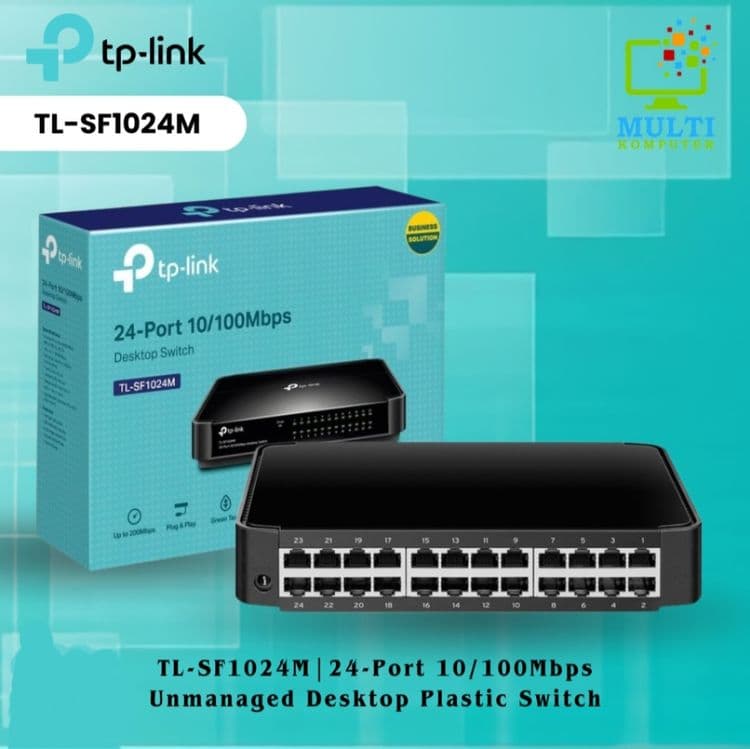 Hub/Свитч/Switch/Коммутатор Мегабитный 24 порта Tplink — 1