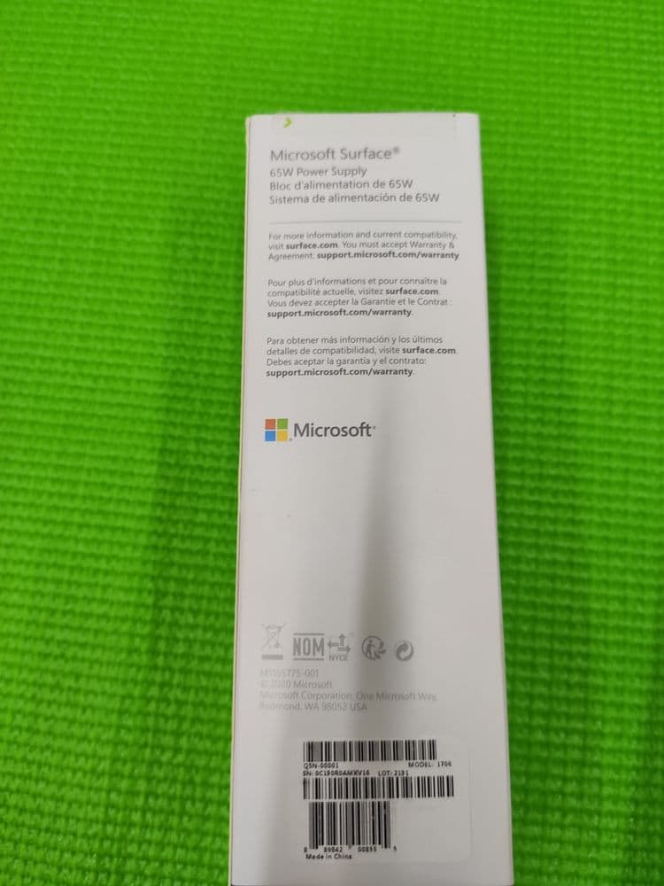 Зарядка для Surface  блок питания для Surface 65 ватт оригинал — 2