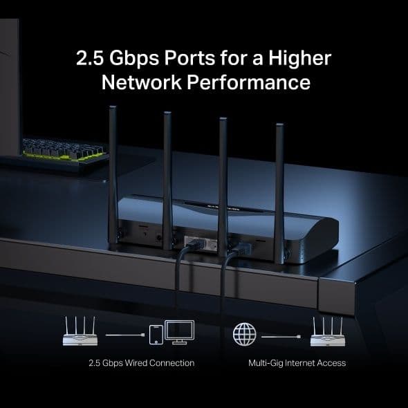 # New!!! Mercusys MR27BE BE3600 WiFi 7 Router Двухдиапазонный роутер — 5