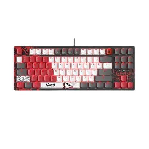 Игровая мех-кая клавиатура  KB Bloody S87 (Red Switch) NARAKA+ — 2